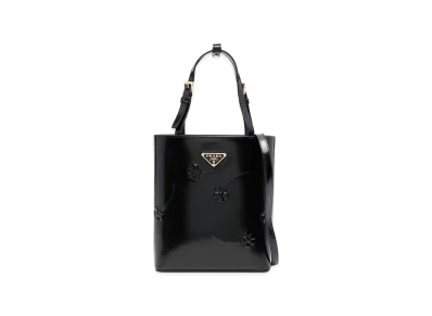 PRADA Women's Leather Handbag "Black"