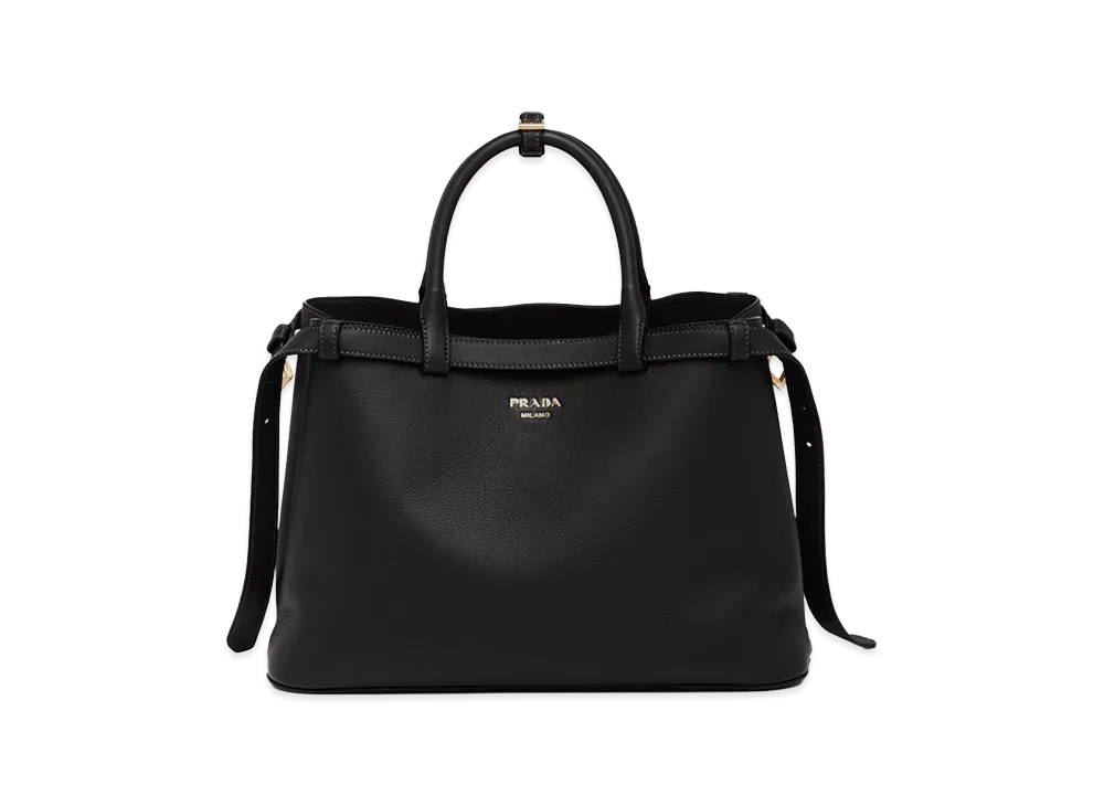 PRADA Women's 'Buckle Medium' Handbag "Black"
