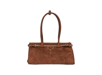 PRADA Women's 'Bonnie' Medium Shoulder Bag "Brown"