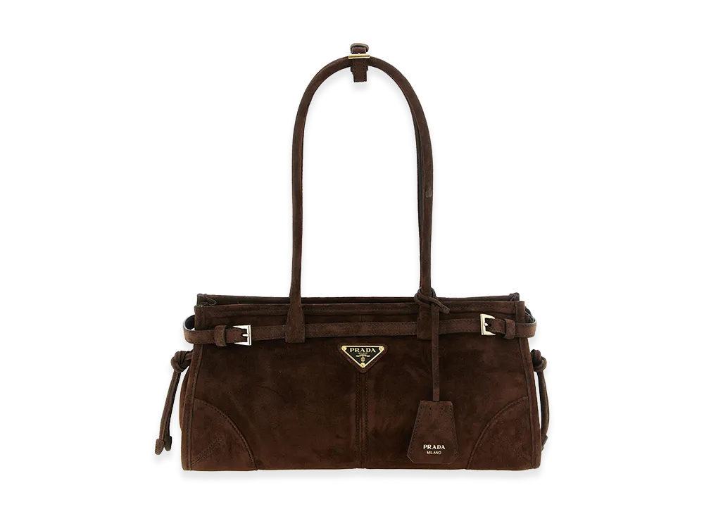 PRADA Women's Bonnie Medium Handbag "Brown"