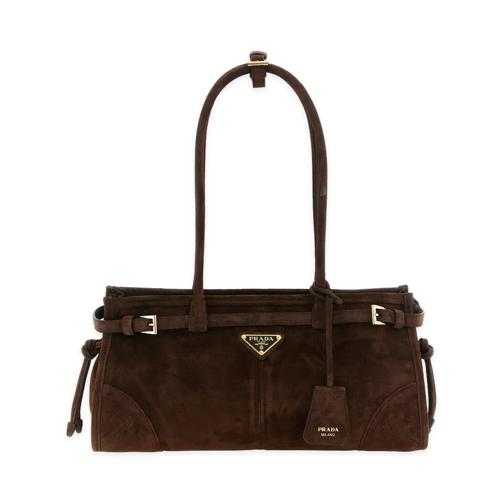 PRADA Women's Bonnie Medium Handbag "Brown"