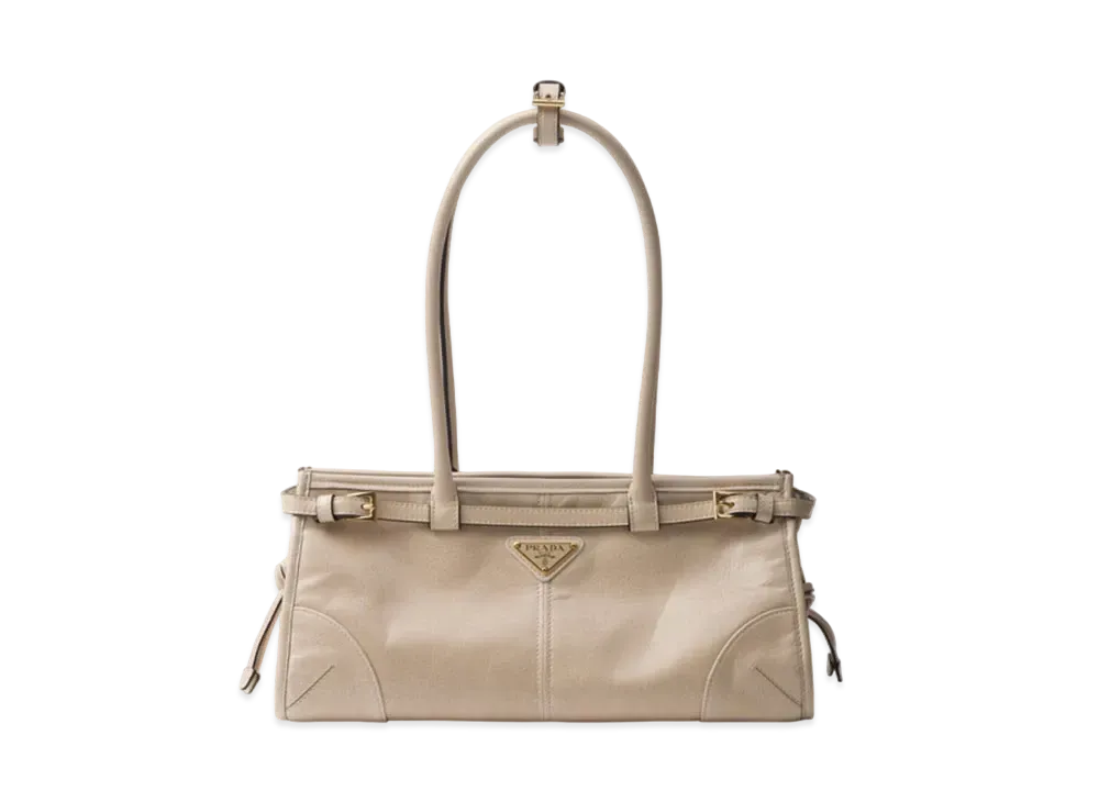 PRADA Medium Leather Handbag
"Travertine"