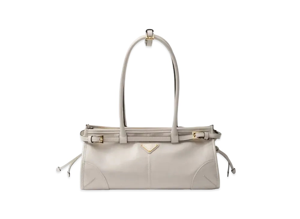 PRADA Medium Leather Handbag "White"