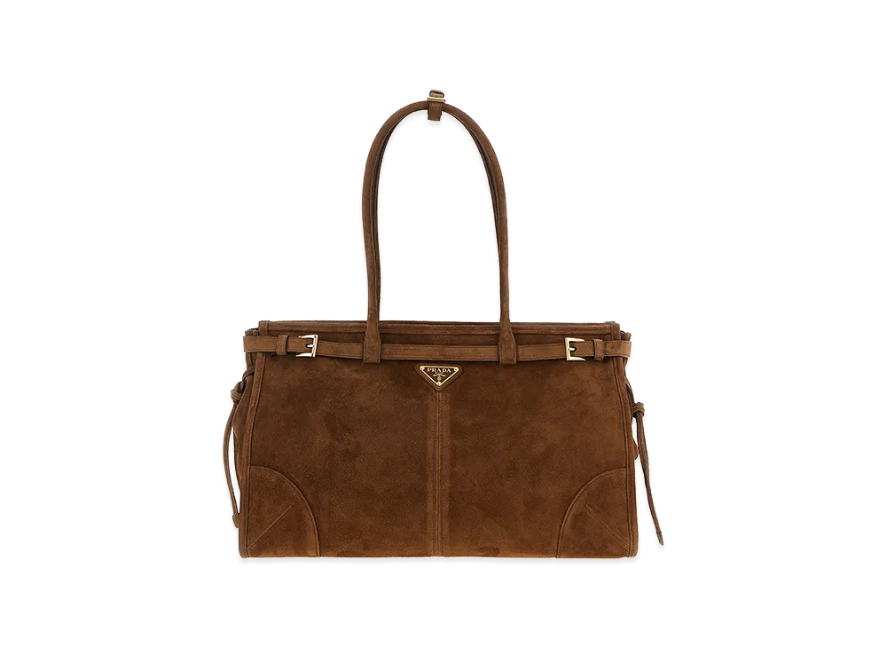 PRADA Women's 'Bonnie' Large Handbag "Brown"