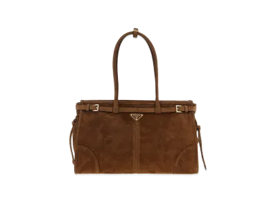 PRADA Women's 'Bonnie' Large Handbag "Brown"