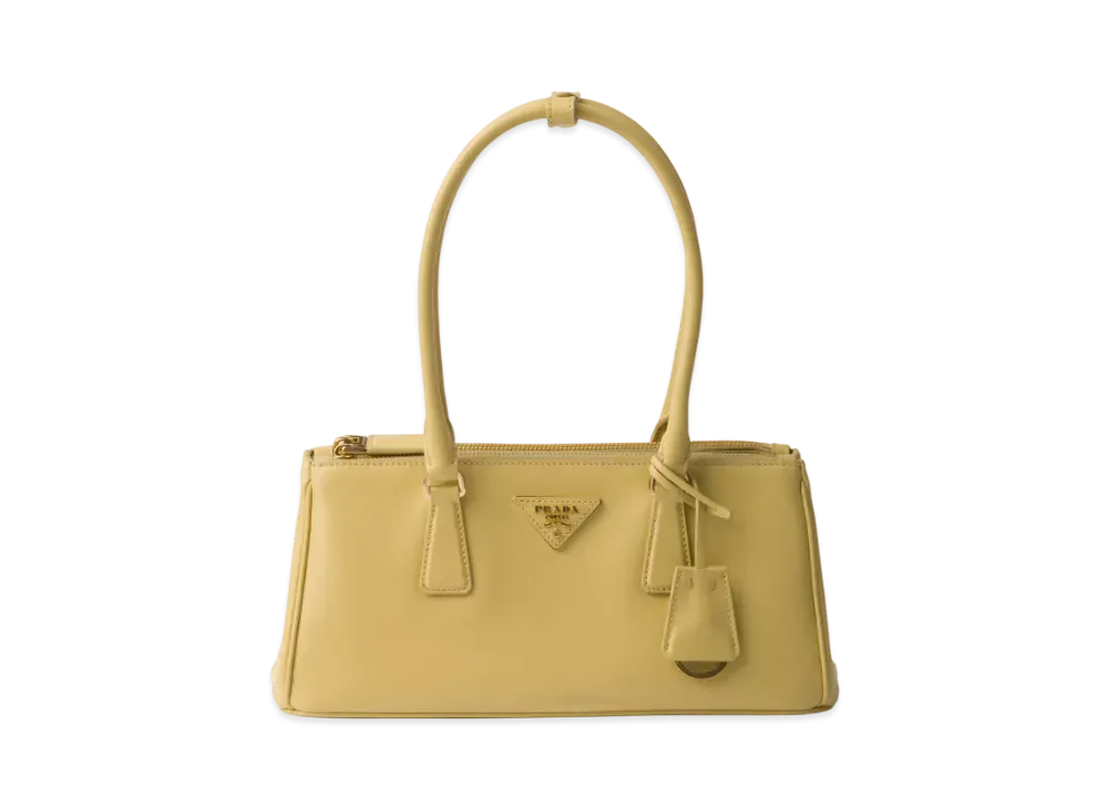 PRADA Medium Prada Galleria Leather Bag "Vanilla"