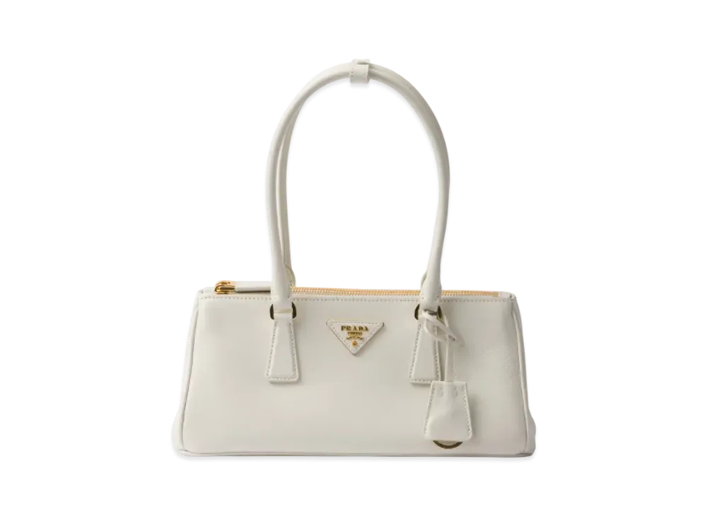 PRADA Medium Prada Galleria Leather Bag "White"