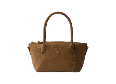 PRADA Leather Mini Handbag "Caramel"