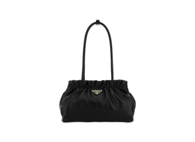 PRADA Women's Nappa Leather Shoulder Bag "Black"