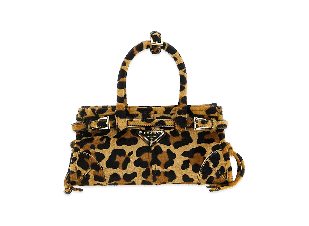 PRADA Women's 'Bonnie' Mini Handbag "Animal Print"