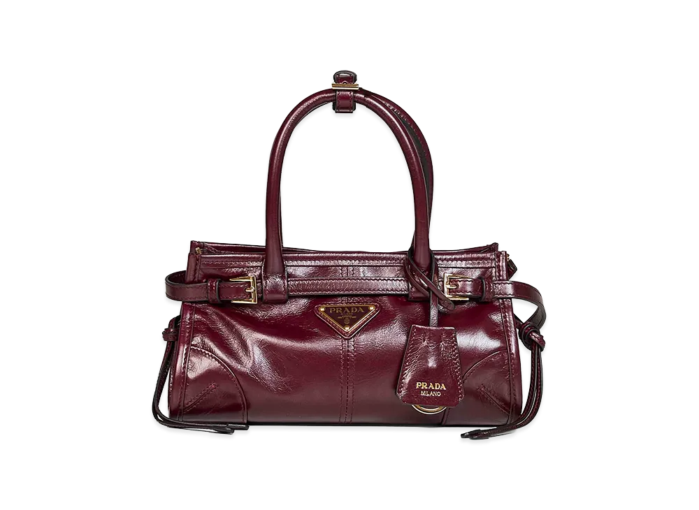 PRADA Women's Handbag "Burgundy"