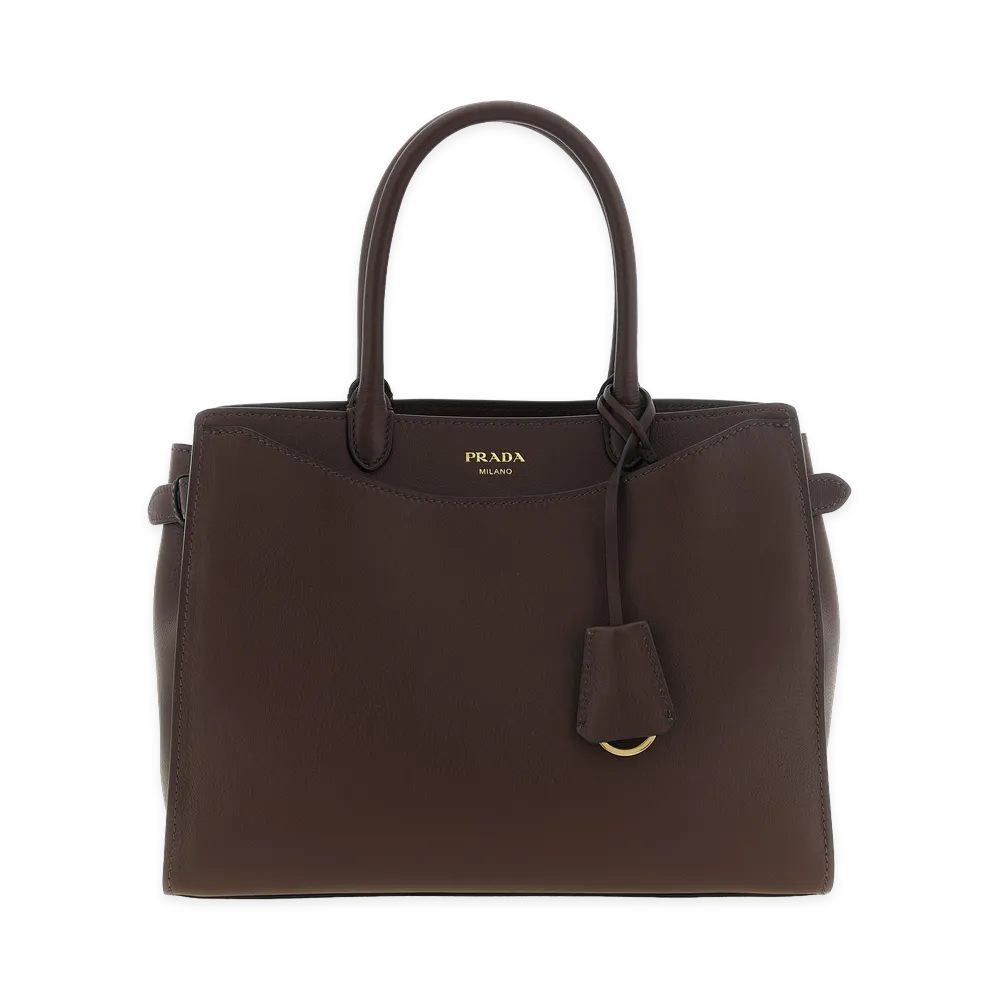 PRADA Women's Prelude Handbag "Brown"