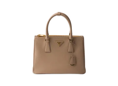 PRADA Galleria Saffiano Leather Medium Bag "Cameo"