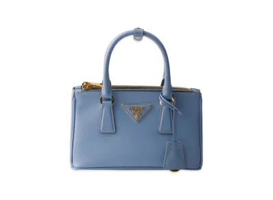 PRADA Saffiano Leather Mini Bag "Aviation Blue"