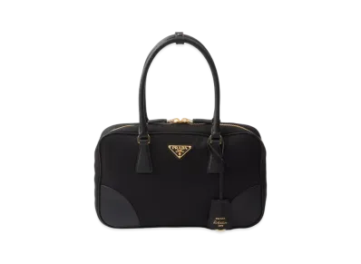 PRADA Re-Edition 1978 Medium Re-Nylon and Saffiano Leather Two-Handle Bag "Black"