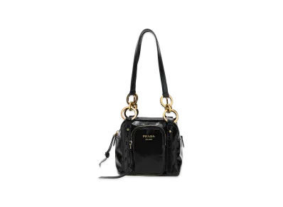 PRADA Women's 'Dangle' Top Case "Black"