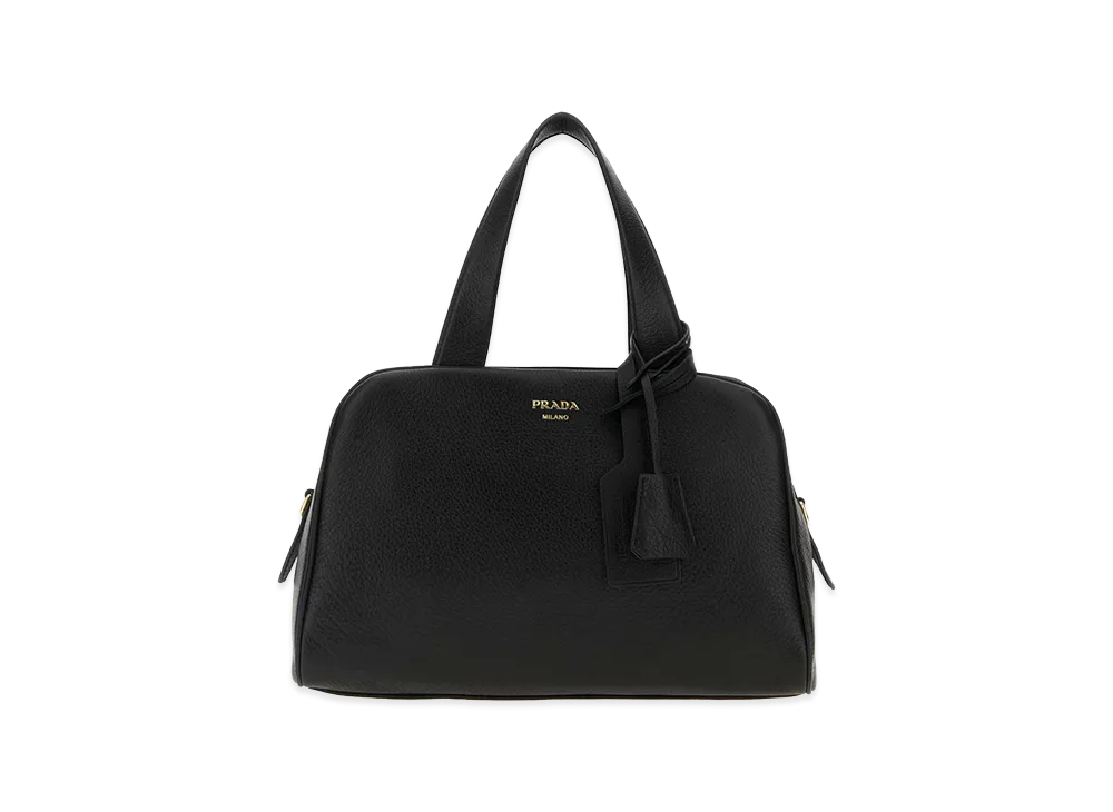 PRADA Women's Leather Handbag "Black"