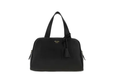 PRADA Women's Leather Handbag "Black"