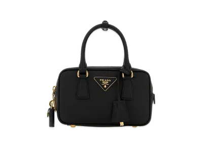 PRADA Women's Leather Handbag "Black"