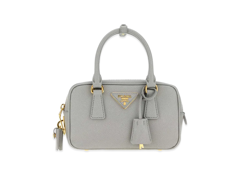 PRADA Women's Leather Handbag "Powder Blue"