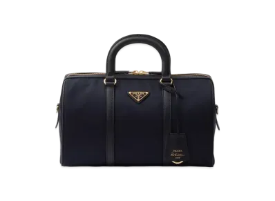 PRADA Re-Edition 1978 Medium Re-Nylon and Saffiano Leather Top-Handle Bag "Navy"
