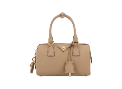 PRADA Women's Leather Handbag "Printed"