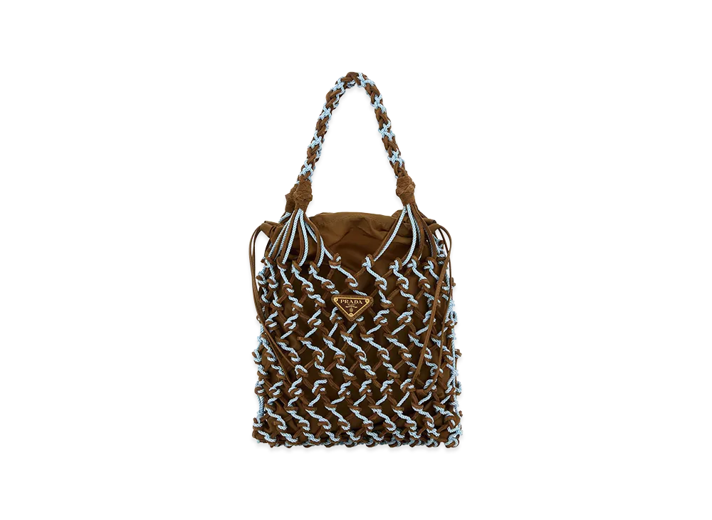 PRADA Women's Two-Tone Mesh Handbag "Multicoloured"