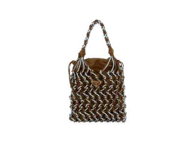 PRADA Women's Two-Tone Mesh Handbag "Multicoloured"