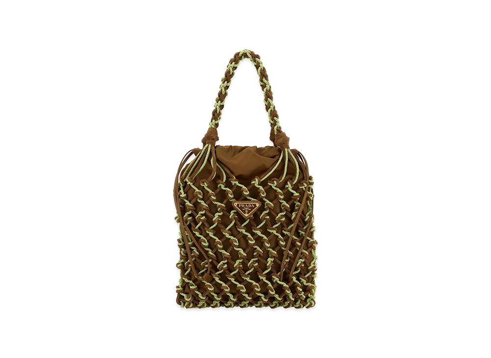 PRADA Women's Two-Tone Mesh Handbag "Multicoloured"