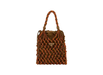 PRADA Women's Two-Tone Mesh Handbag "Multicoloured"