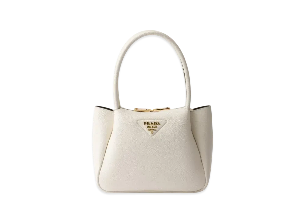 PRADA Small Leather Bag "White"