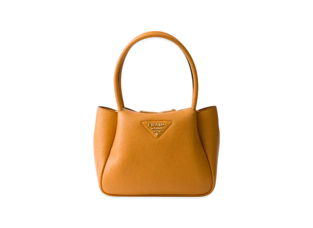 PRADA Small Leather Bag "Amber"