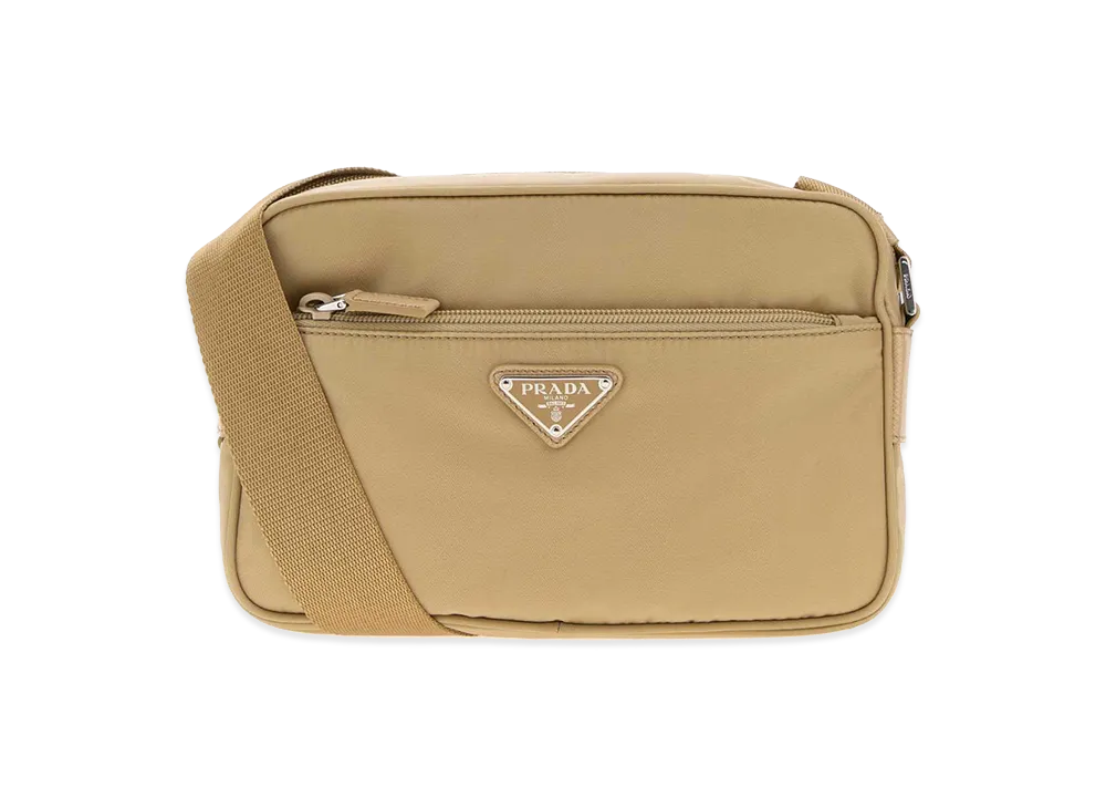 PRADA Wonen's Re-Nylon Crossbody Bag "Camel"
