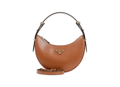 PRADA Women's 'Arque' Shoulder Bag "Brown"