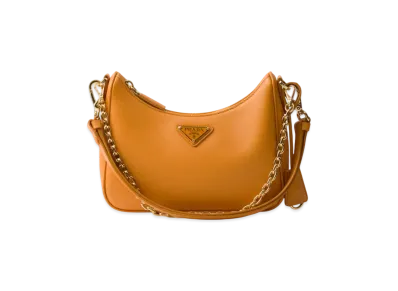 PRADA Re-Edition Saffiano Leather Mini-Bag "Amber"