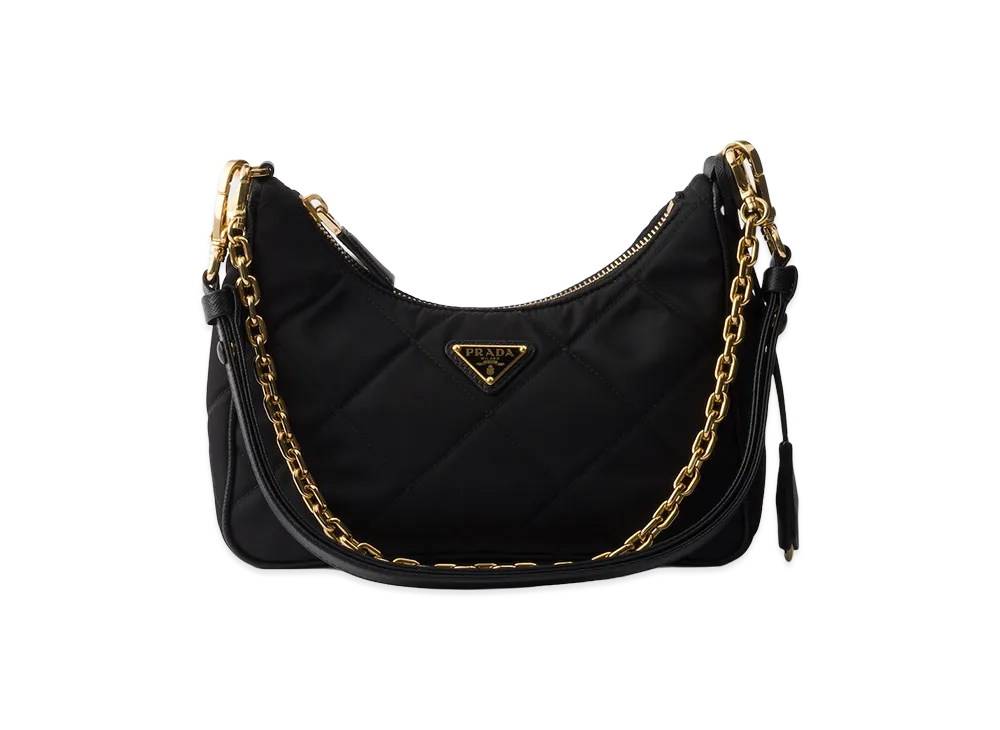PRADA Re-Edition Quilted Re-Nylon Mini Bag "Black"