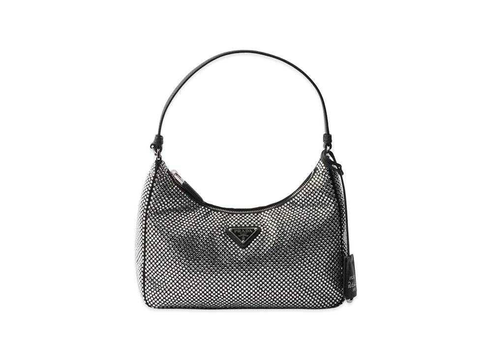 PRADA Re-Edition 2005 Crystal Satin Mini Bag "Crystal"