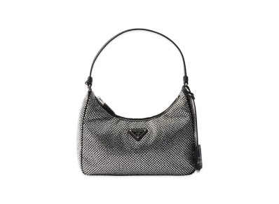 PRADA Re-Edition 2005 Crystal Satin Mini Bag "Crystal"