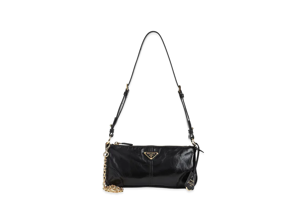 PRADA Women's 'Re-Edition 2002' Medium Shoulder Bag "Black"