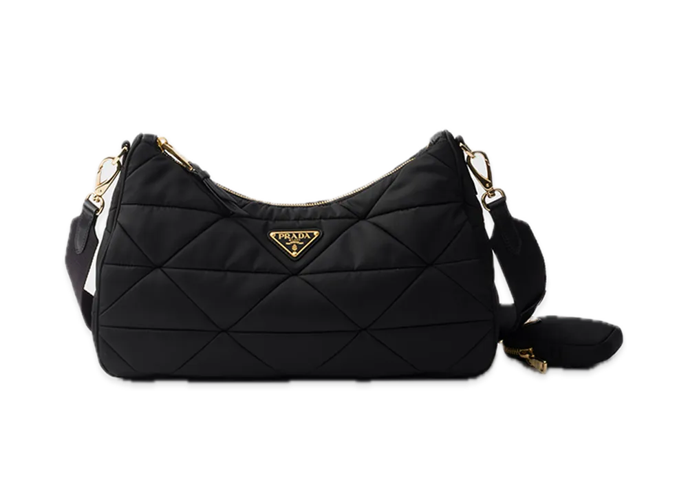 PRADA Large Padded Re-Nylon Bag "Black"