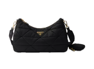 PRADA Large Padded Re-Nylon Bag "Black"