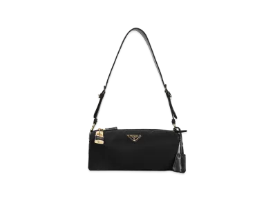 PRADA Women's Padlock Shoulder Bag "Black"