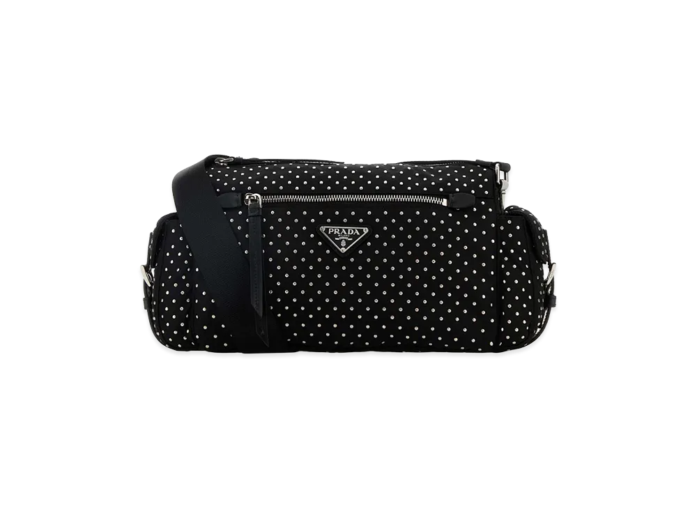 PRADA Women's Nylon Shoulder Bag "Black"