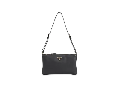 PRADA Women's Logo Shoulder Bag "Black"