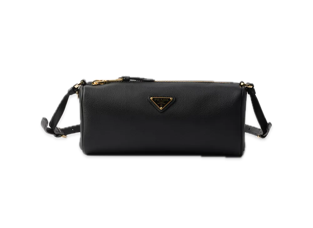PRADA Leather Pouch "Black"