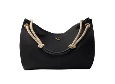 PRADA Mariner Large Re-Nylon Shoulder Bag "Black"