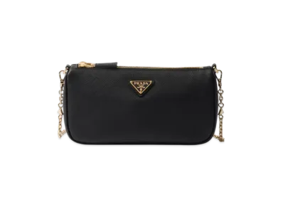 PRADA Saffiano Leather Mini-Bag "Black"