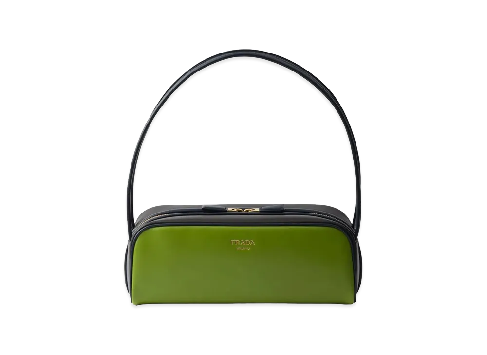 PRADA Women's 'Swing' Shoulder Bag "Felce/Ebano"
