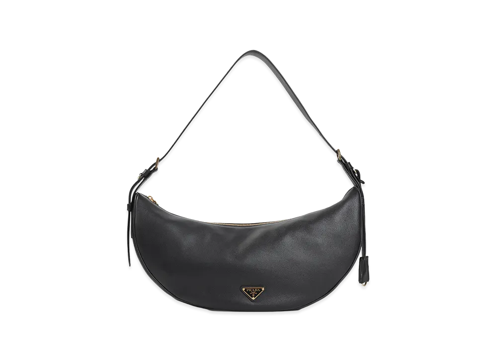PRADA Women's 'Demi-Lune' Shoulder Bag "Black"