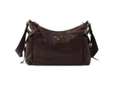 PRADA Explorer Large Nappa Leather Bag "Brown"